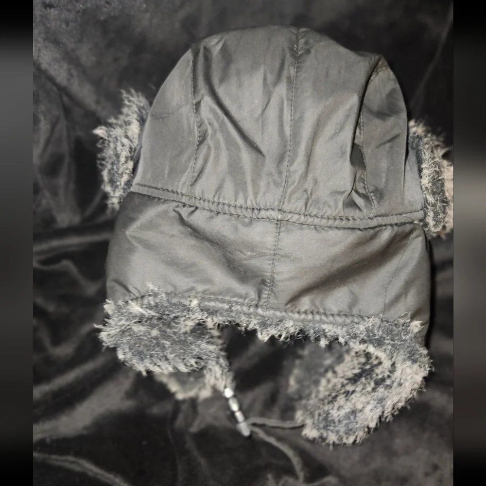 Faux Fur Lined Trapper Hat